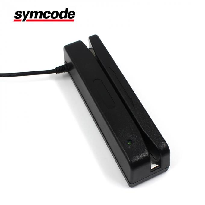 Compatível programável de USB do leitor de cartão magnético bidirecional portátil do furto